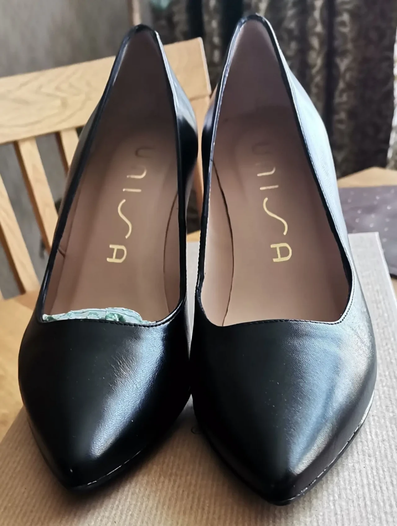 Туфлі шкіряні (туфли кожаные) Unisa Taneli-na. Розмір 36 (23 см) 4