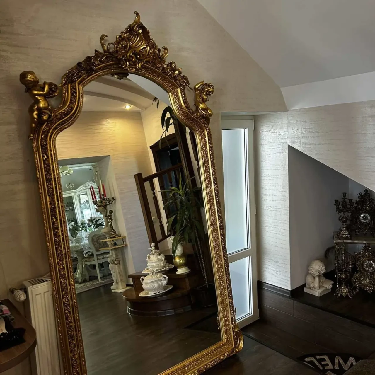 Дзеркало бароко настінне велике