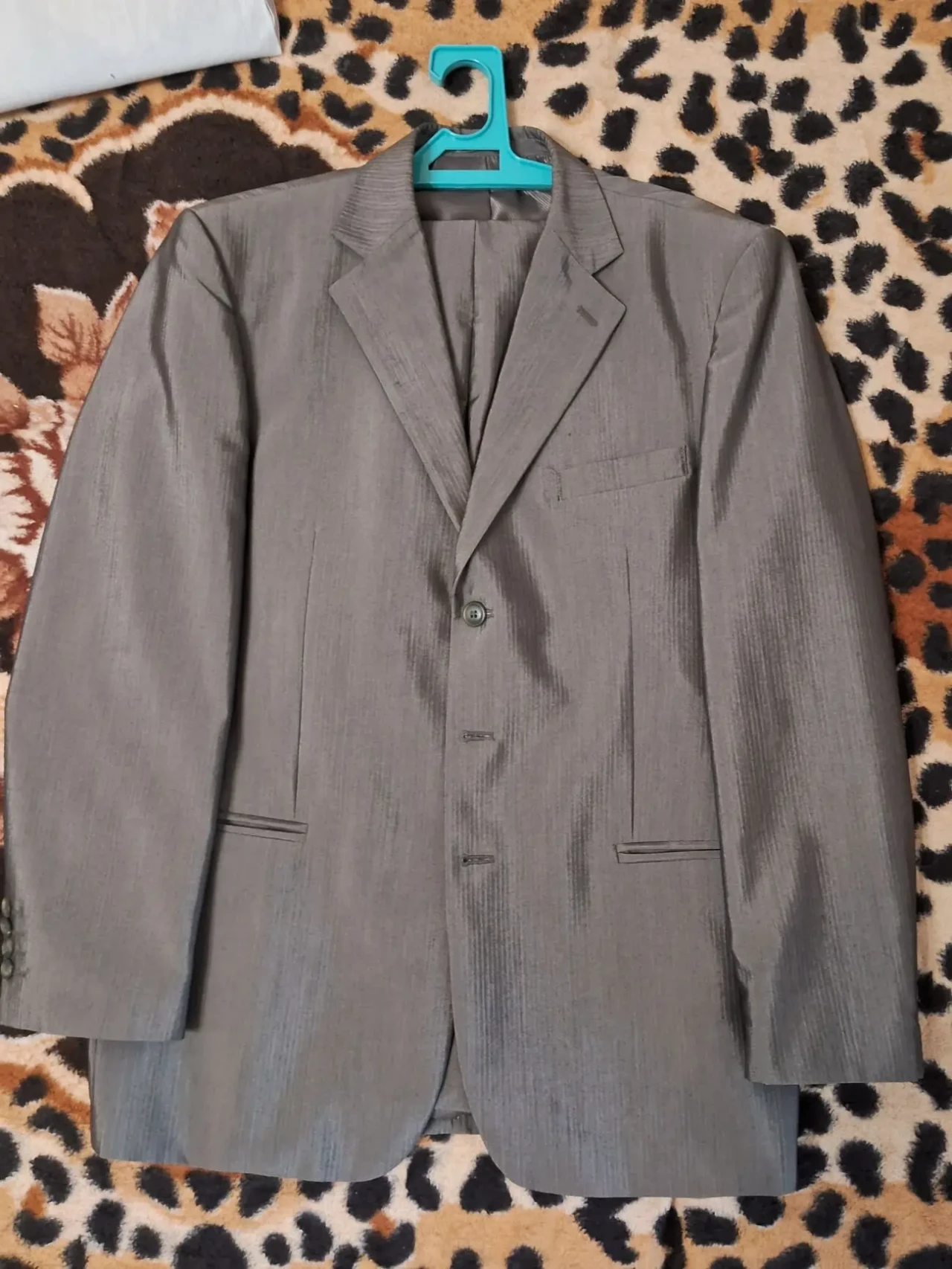 Костюм класичний,чоловічий,сірий з блиском SL NEW FASHION COLLECTION