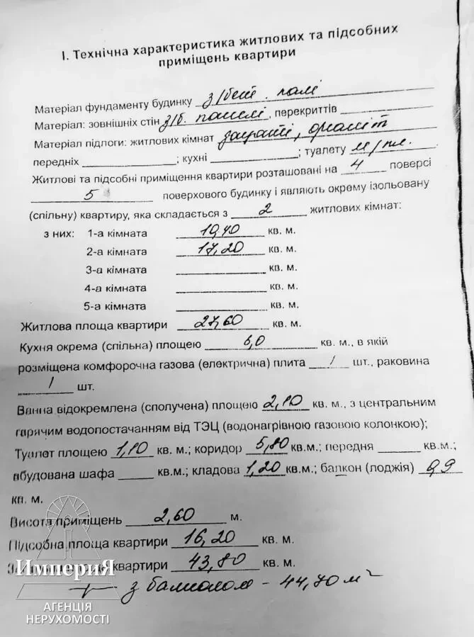 Продам 2.4.5 с раздельными комнатами на Турчанинова (Волонтерская). 3