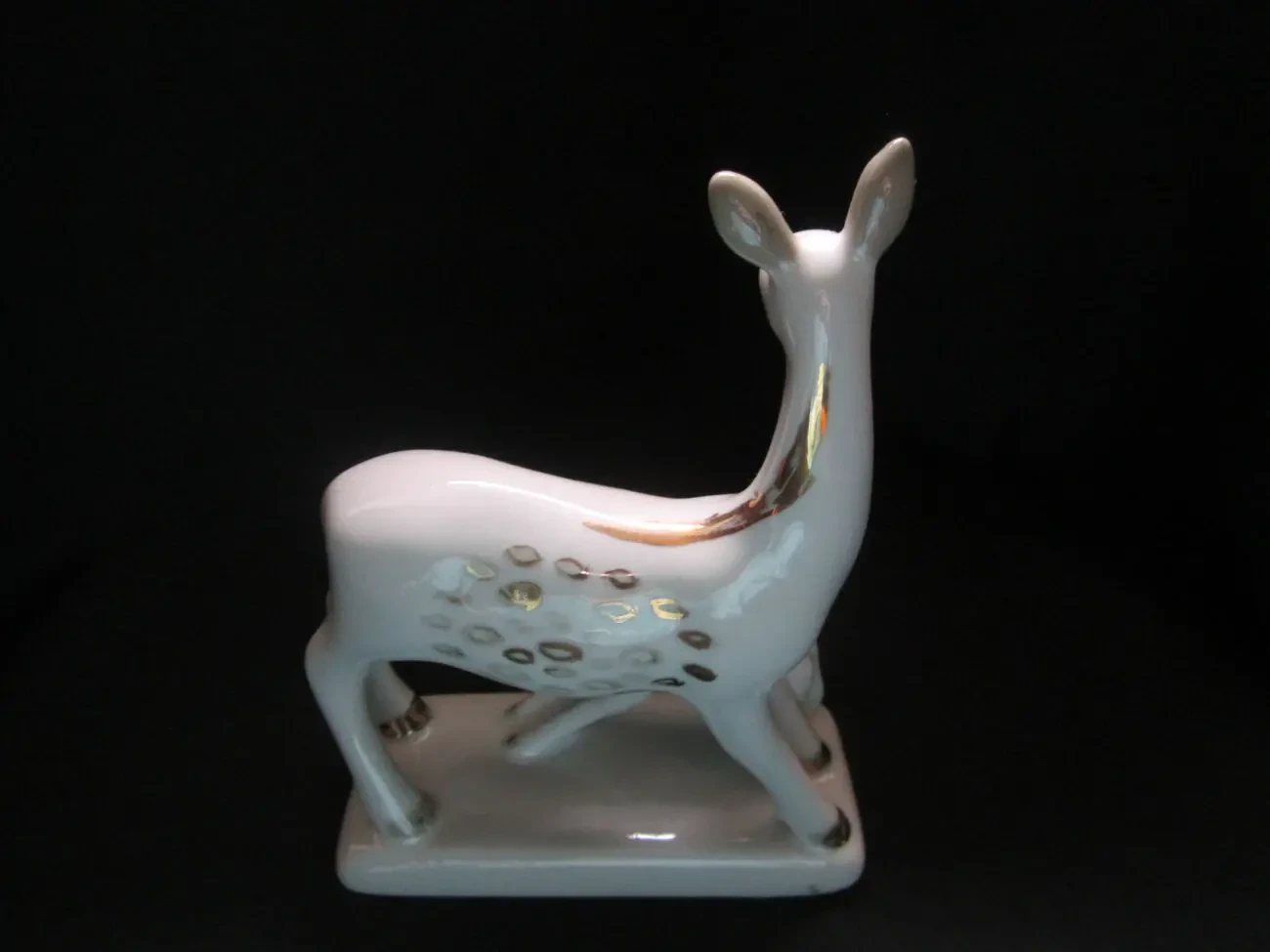 Фарфоровая статуэтка Олениха с олененком ЗХК Полонное 4