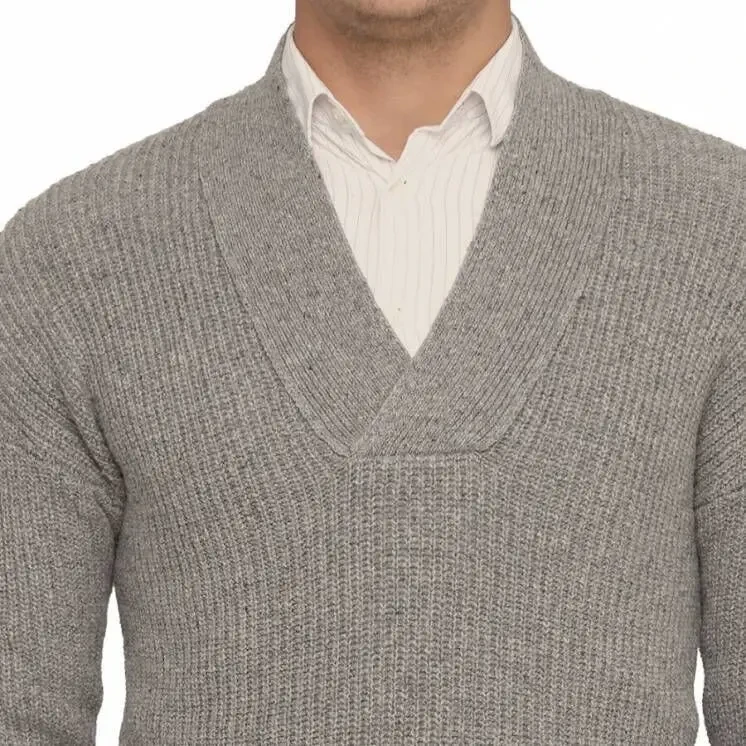 COS Швеция р. L/50 мужской свитер 75% шерсть шерстяной зимний вязаный 4