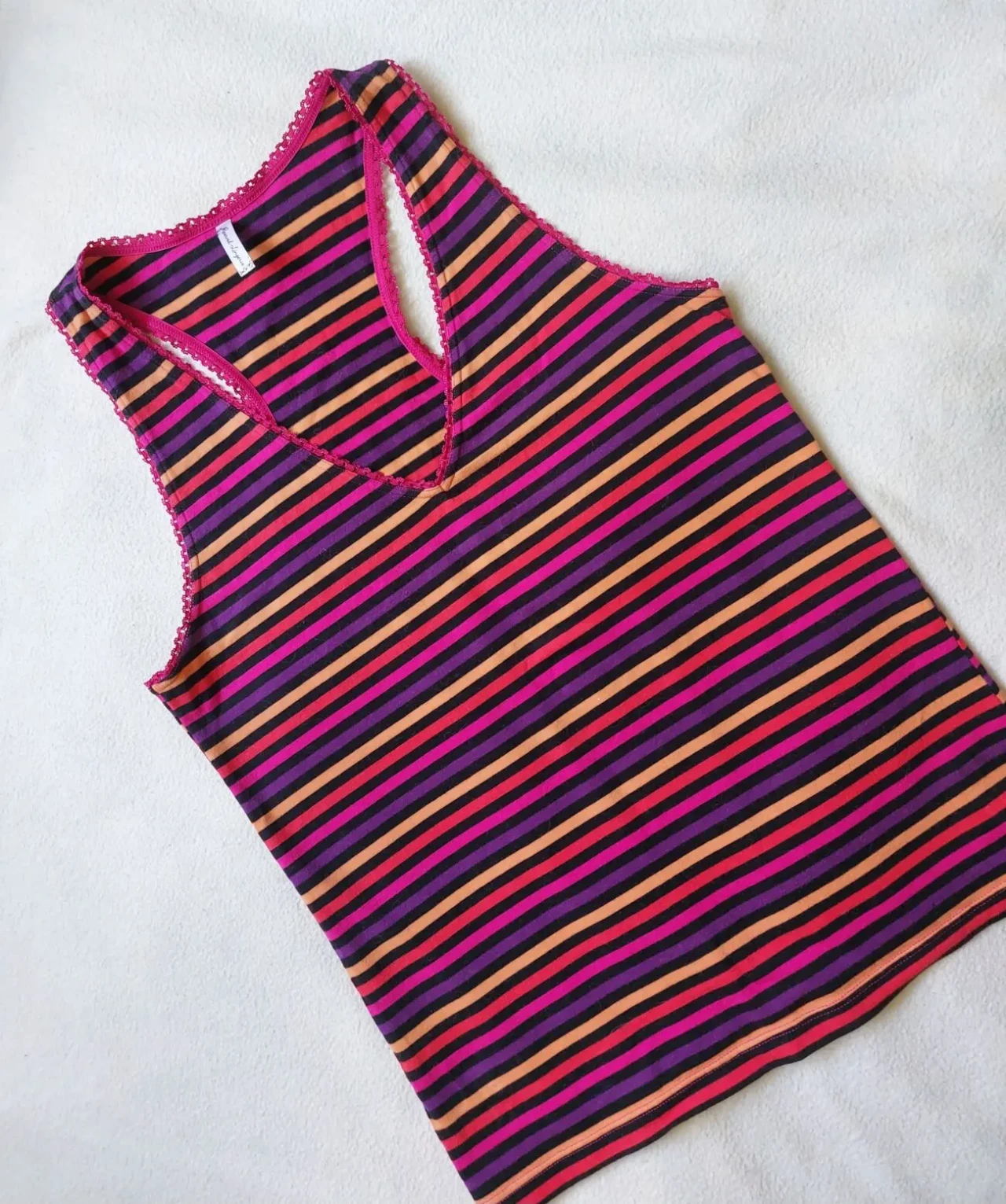 Женская майка в полоску Reserved Lingerie размер L