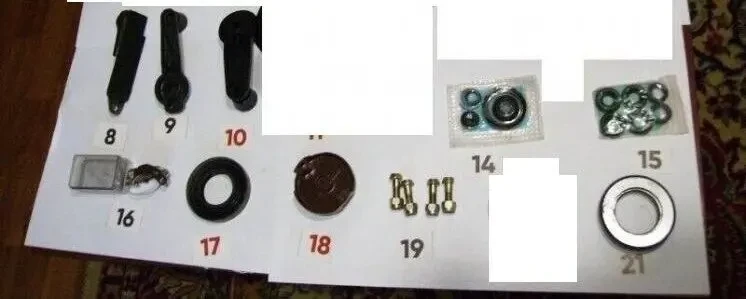 Колпаки Бегунок Успокоитель цепи Подшипник ваз Адаптер Ручка от царапи 5