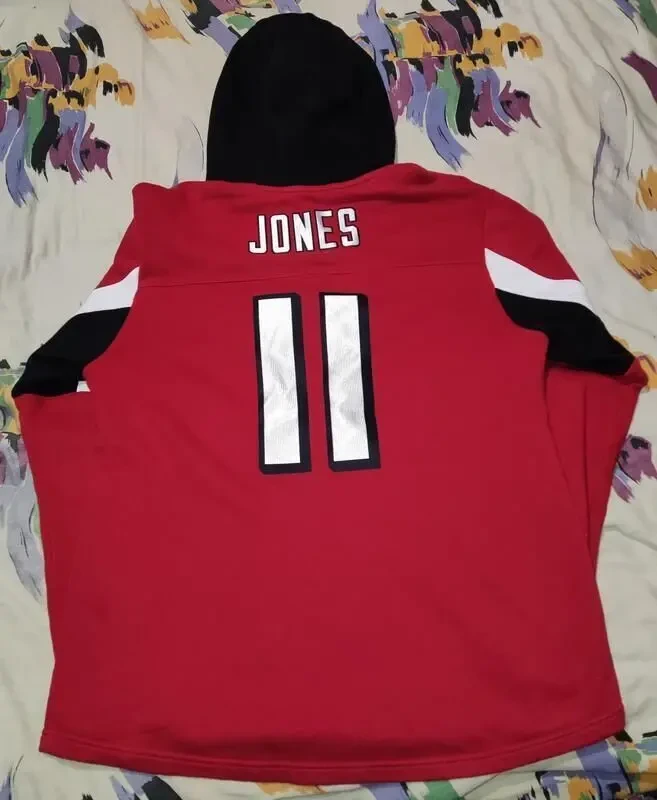 Толстовка, кофта с капюшоном Fanatics NFL Atalanta Falcons, Jones 5