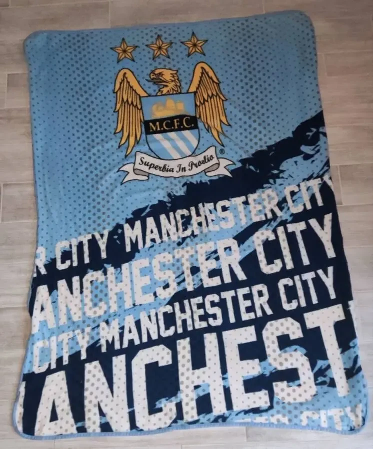Футбольный плед FC Manchester City 3