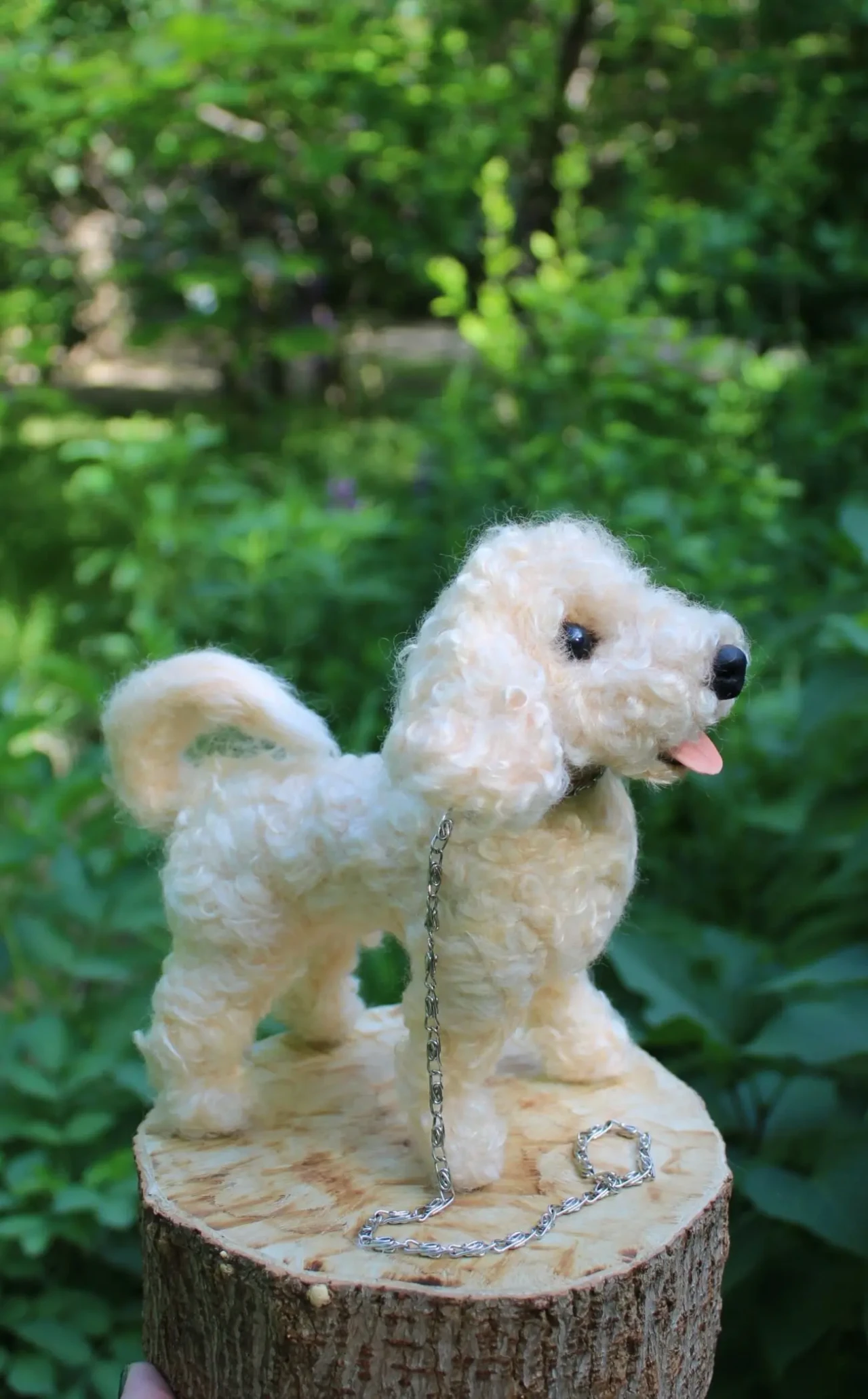 Собачка іграшка валяна мальтіпу інтерєрна собака пудель балонка 7