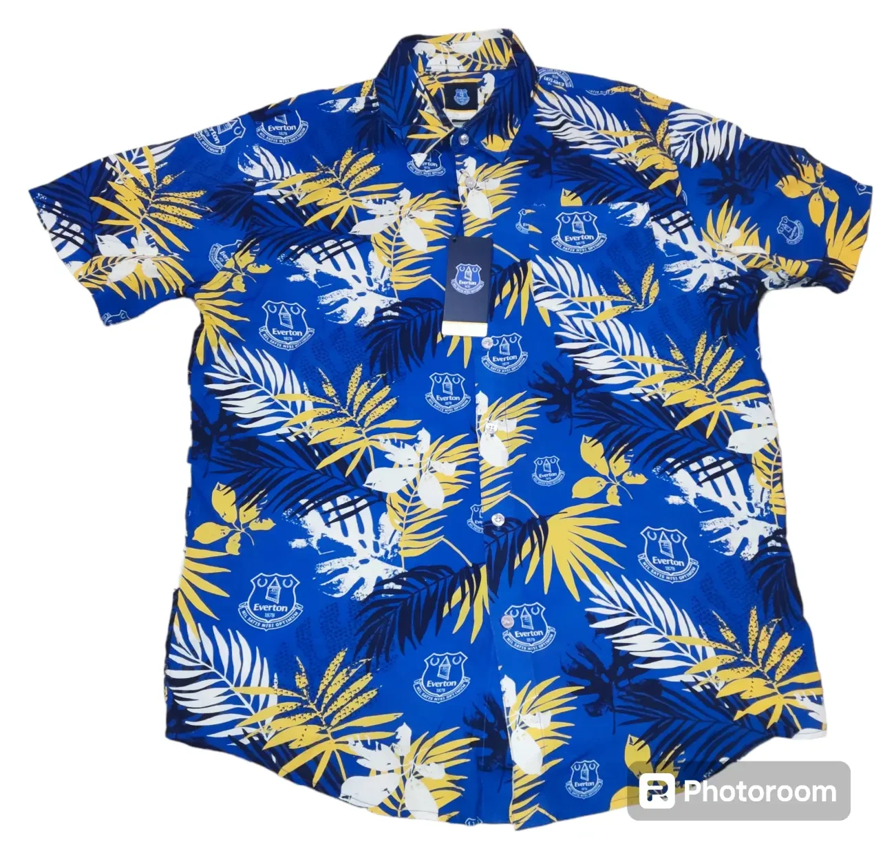 Футбольная летняя рубашка гавайка FC Everton,э 3