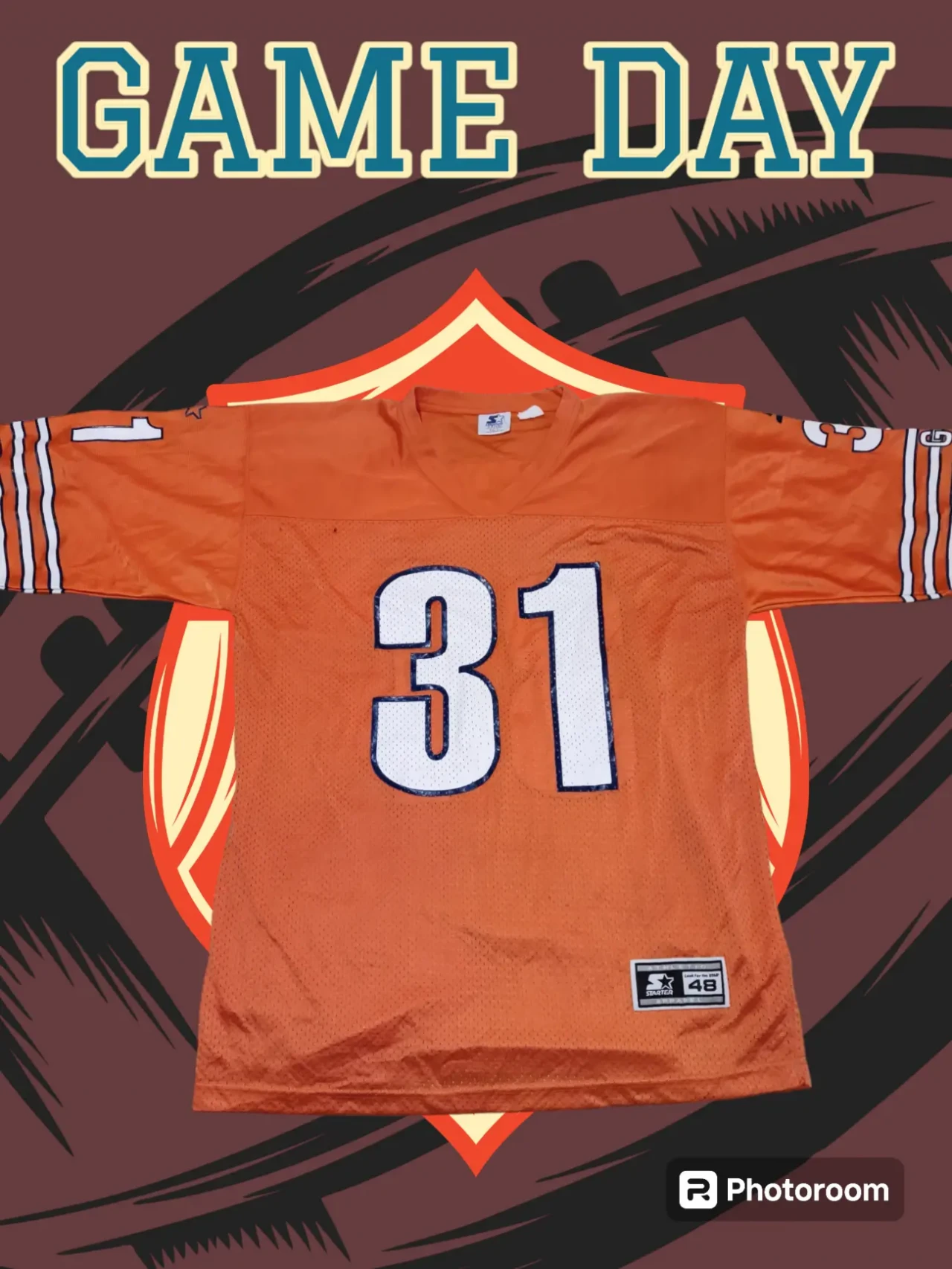 Футболка, jersey Starter NFL Chicago Bears, Rashaan Salaam