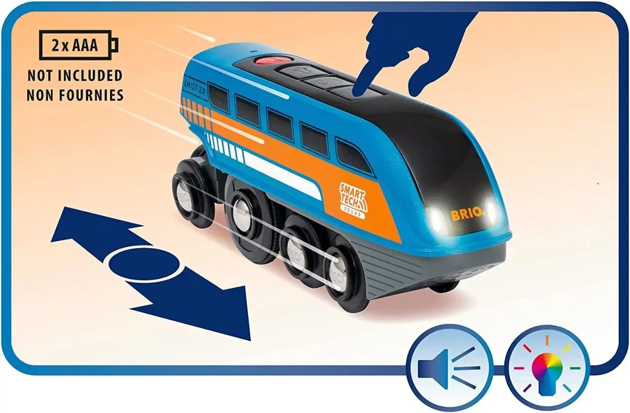 Дерев'яна залізниця Brio (Бріо) 33977 Люксовий набір Smart Tech 5