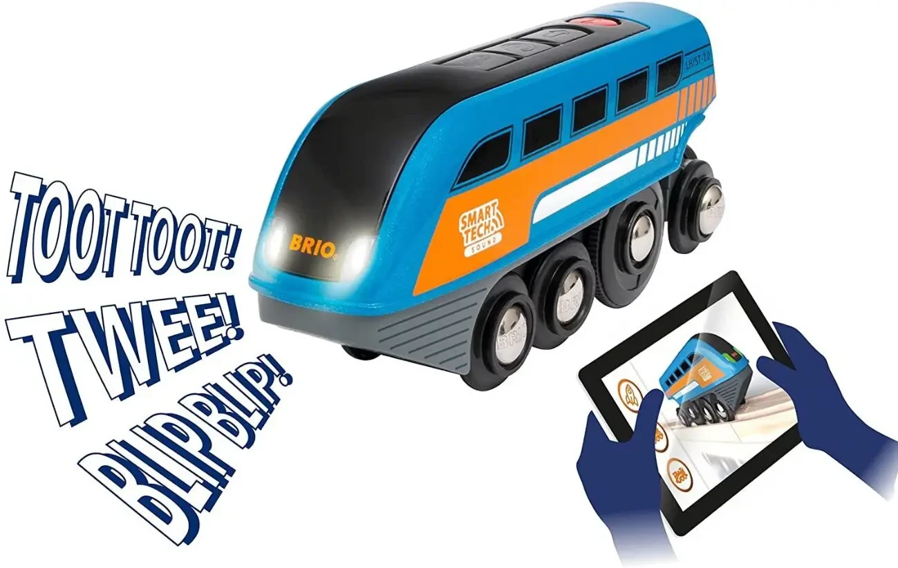 Дерев'яна залізниця Brio (Бріо) 33977 Люксовий набір Smart Tech 7
