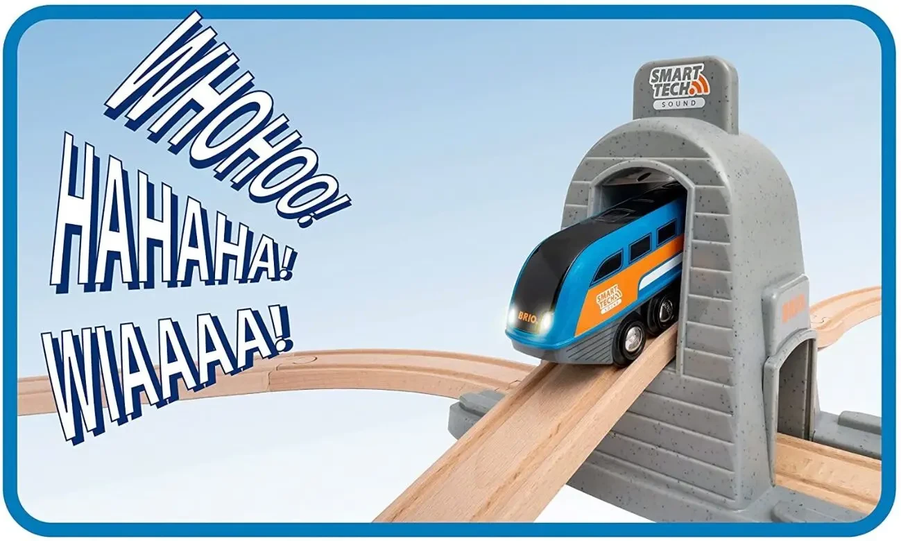 Дерев'яна залізниця Brio (Бріо) 33977 Люксовий набір Smart Tech 8