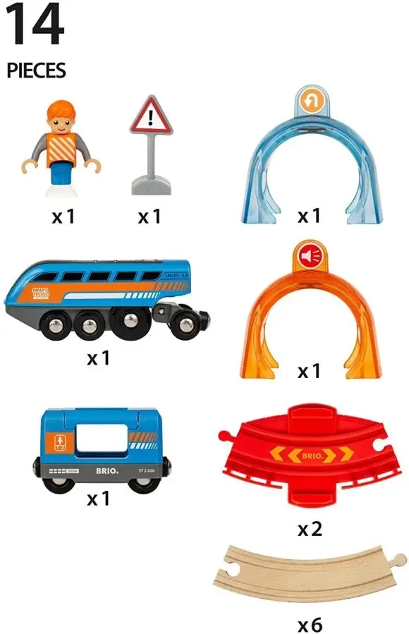 Дерев'яна залізниця Brio (Бріо) 33974 Кільцева дорога Smart Tech 8