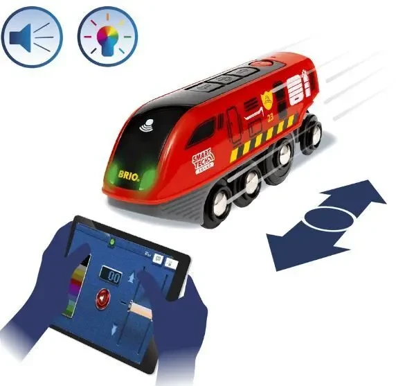 Дерев'яна залізниця Brio (Бріо) 36004 Пожежний набір Smart Tech 9