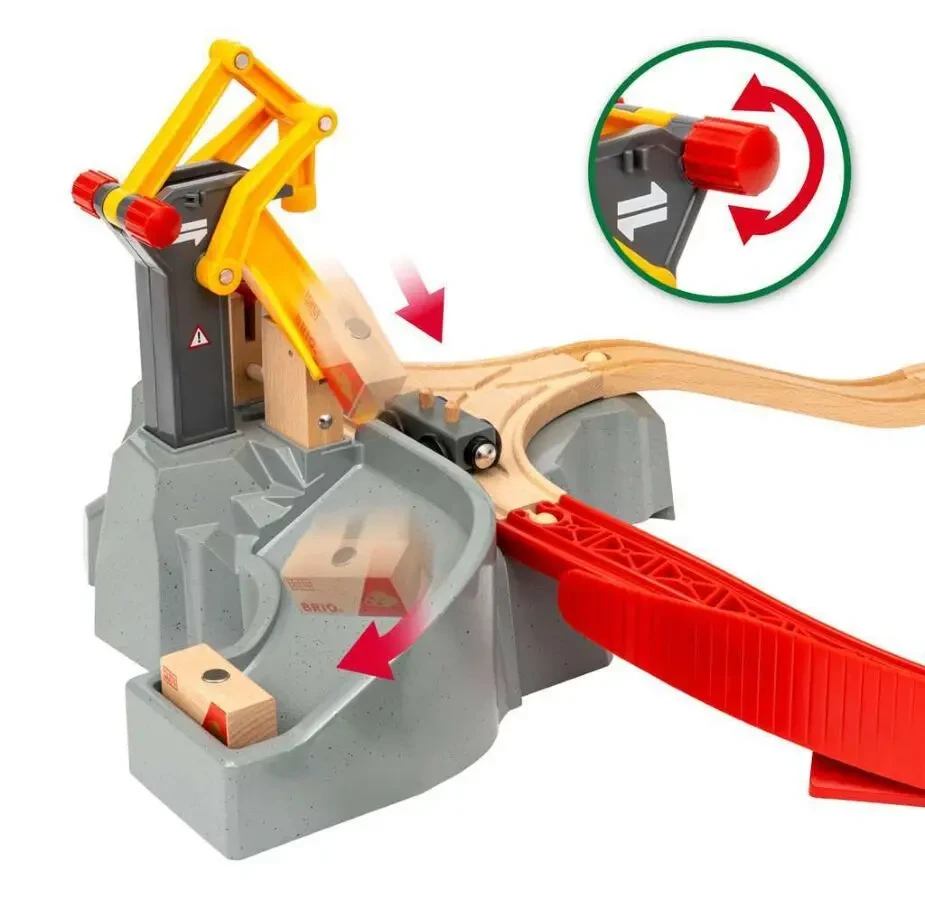 Дерев'яна залізниця Brio (Бріо) 36010 Вантажний гірський комплекс 5