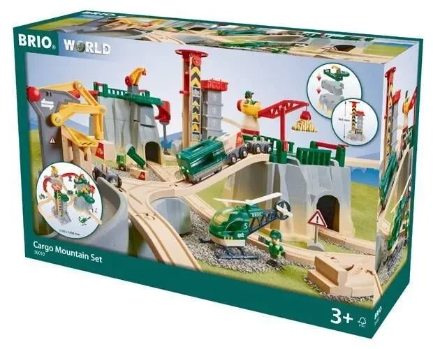 Дерев'яна залізниця Brio (Бріо) 36010 Вантажний гірський комплекс 8