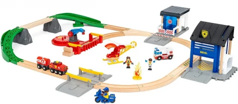 Дерев'яна залізниця Brio (Бріо) 36025 Рятувальний набір