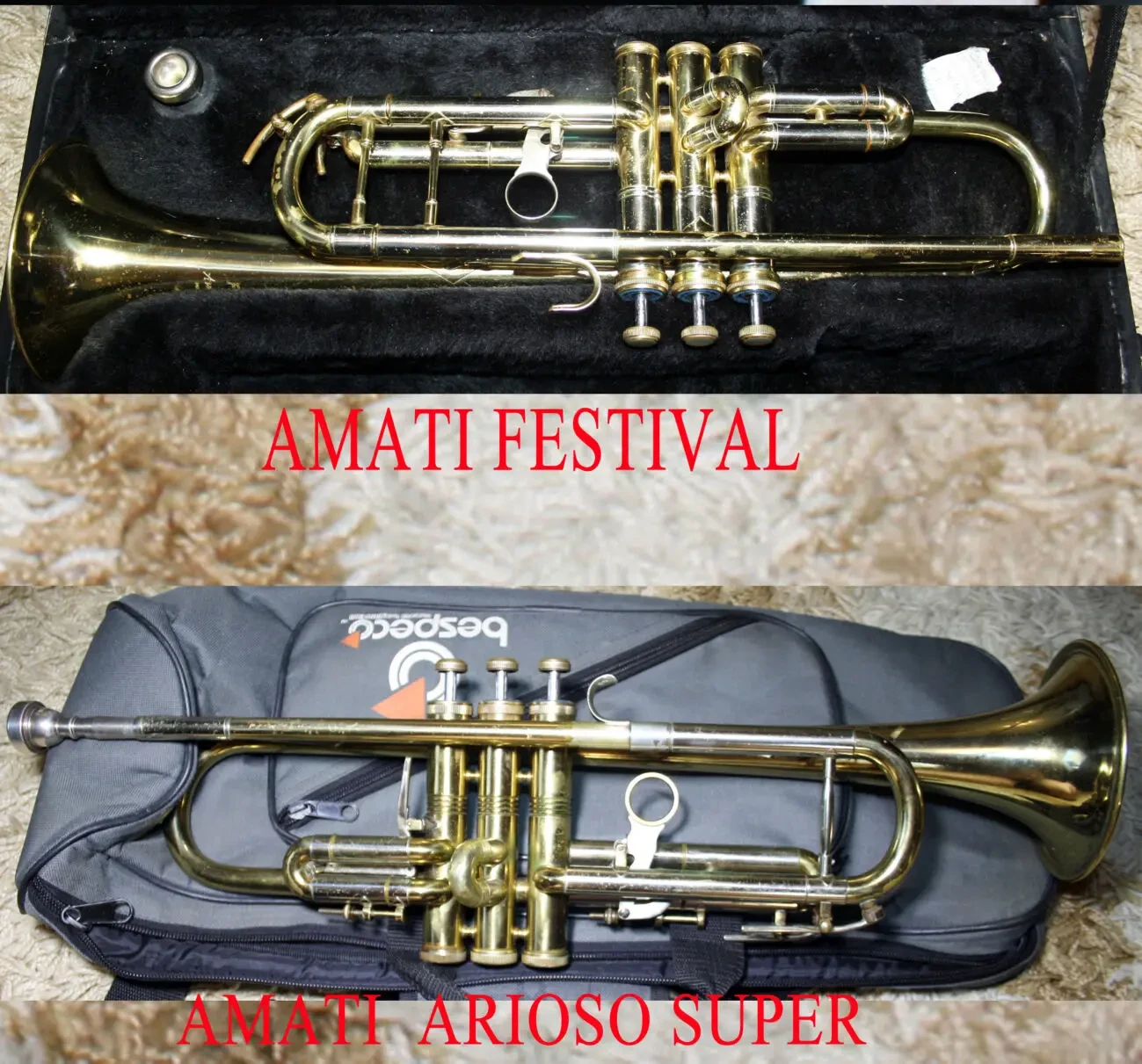 Музичні труби Amati, B S, Weltklang, Jupiter, Мундштуки . 3