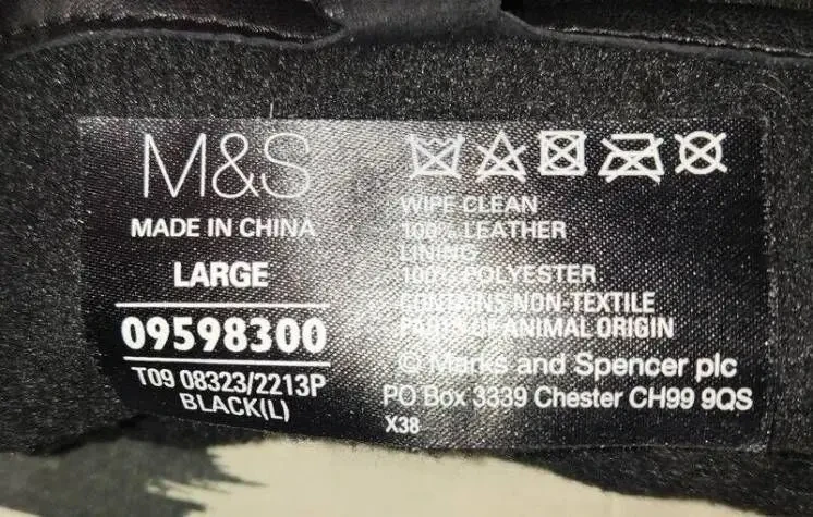 Кожаные перчатки Marks Spencer 6