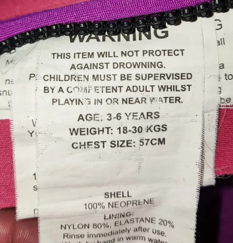 Детский дилет для плавания Splash About, на девочку 5