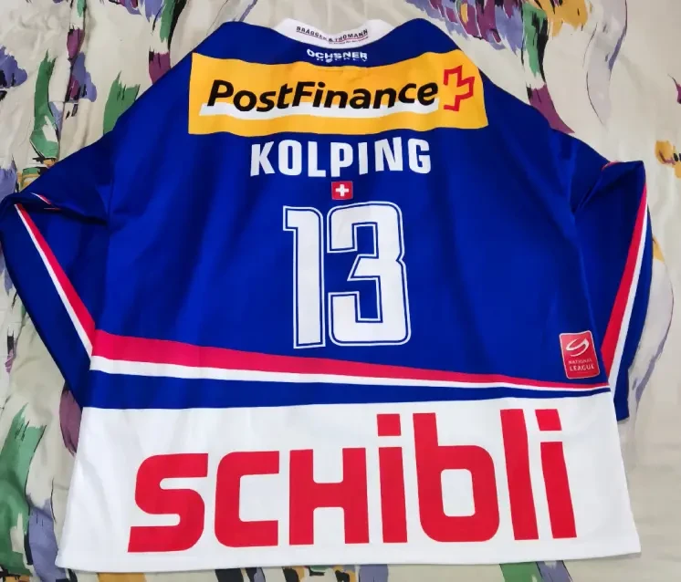 Хоккей, jersey EHC Kloten Ochsner Swiss, Kolping 3