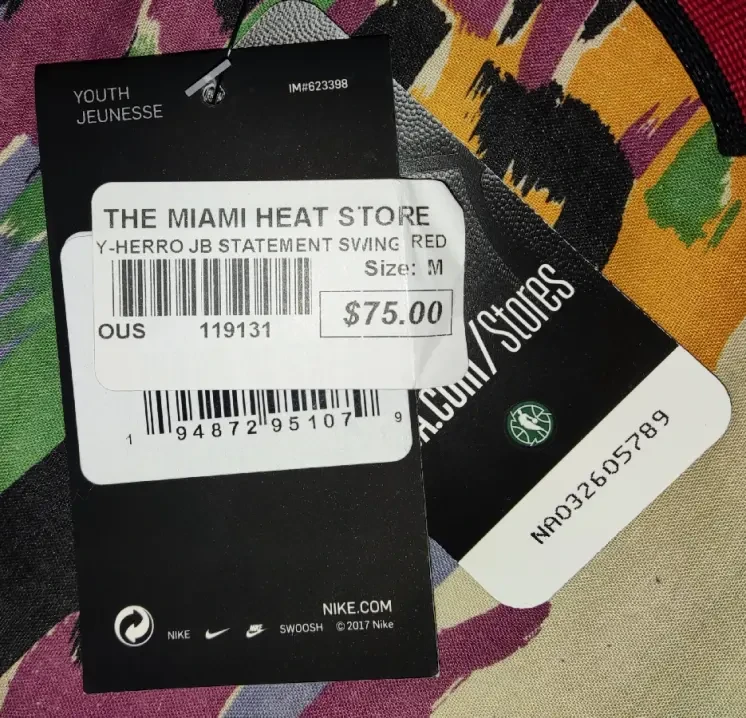 Подростковая майка Nike Nba Miami Heat, Herro 8