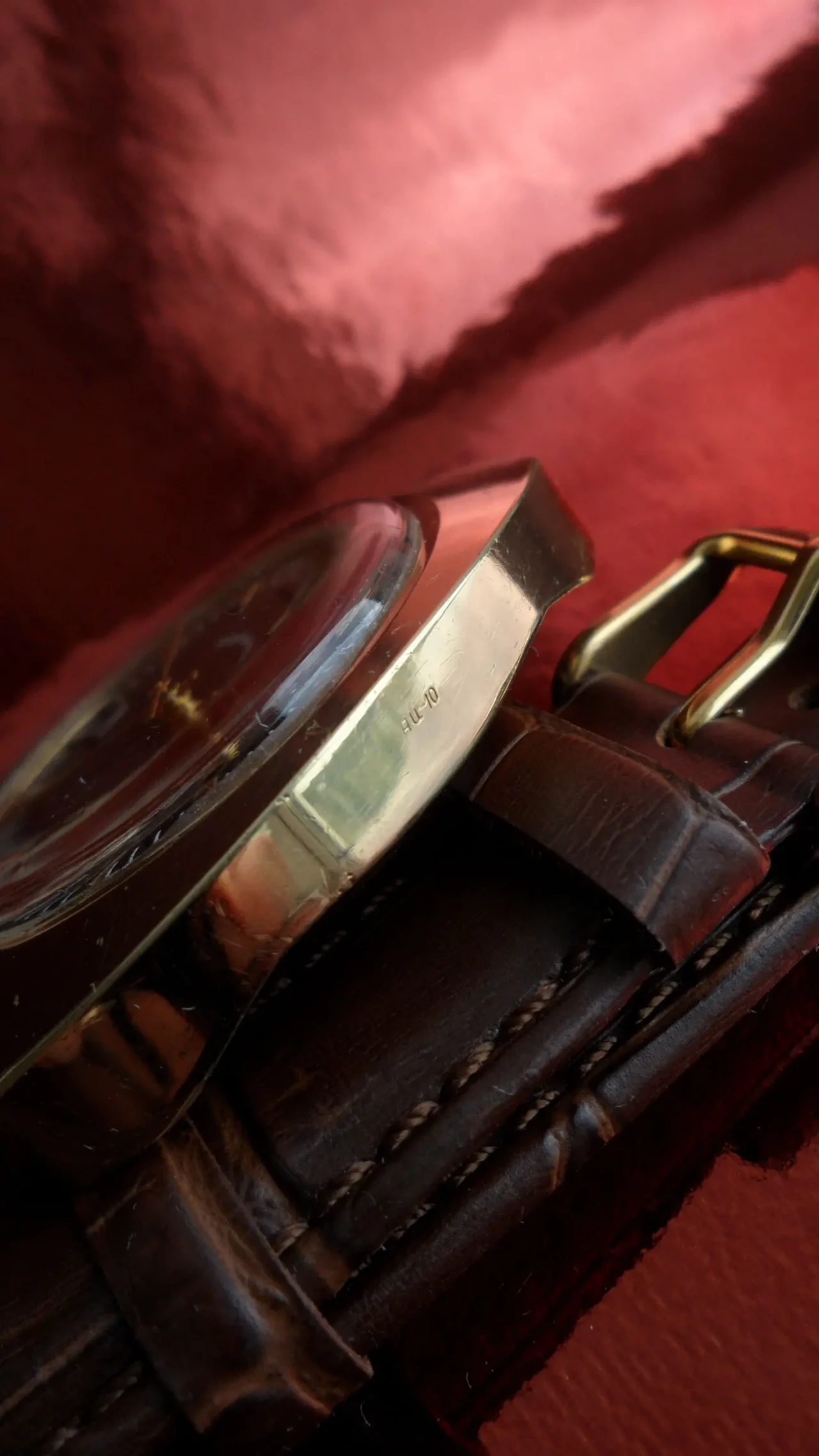 СССР начала 80-х. ПОЛЁТ-26142Н часы мужские ЗОЛОЧЕННЫЕ AU-10 механика 8