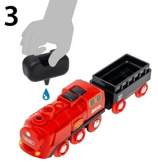 Дерев'яна залізниця Brio (Бріо) 36017 Паровоз із парогенератором 5