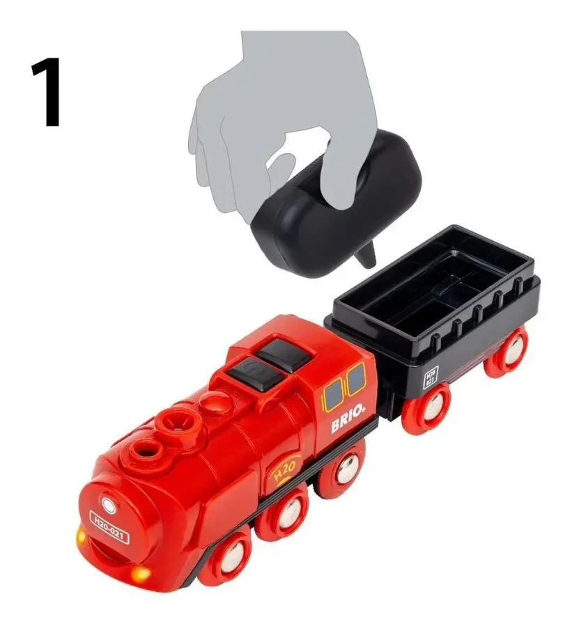 Дерев'яна залізниця Brio (Бріо) 36017 Паровоз із парогенератором 3