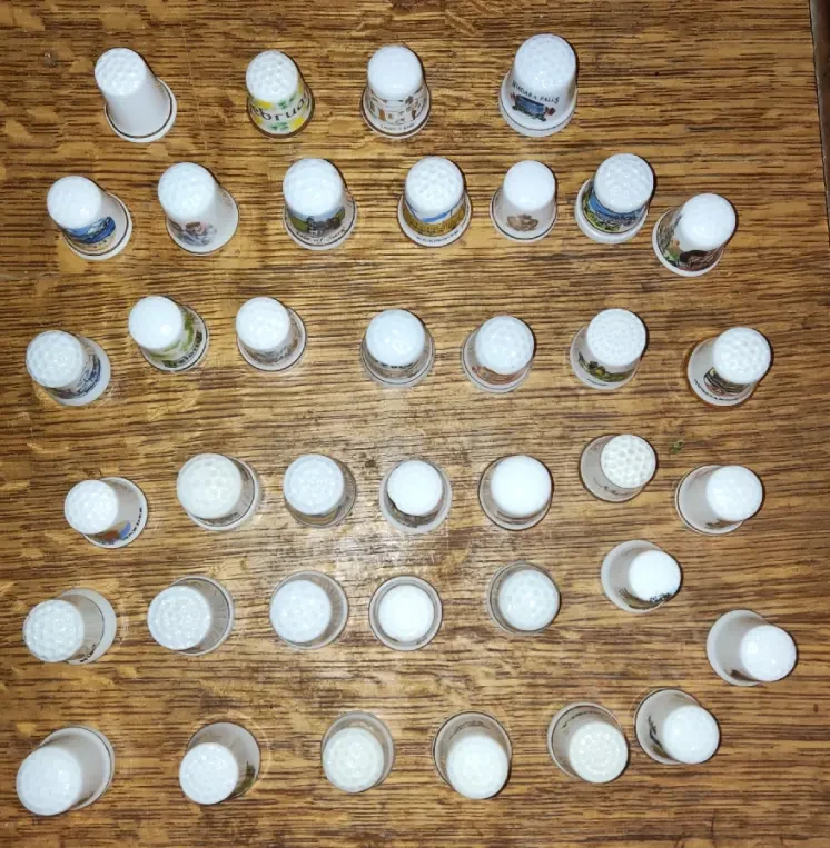 Фарфоровые наперстки в коллекцию, с изображением стран 7