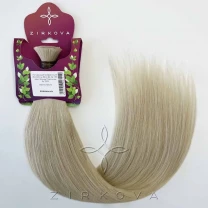 Натуральне Слов'янське Волосся в Зрізі 50 см 100 грам, Блонд 1003