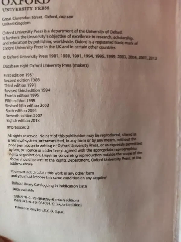 Oxford English Miniques, 2013г, кишеньковий розмовник 3