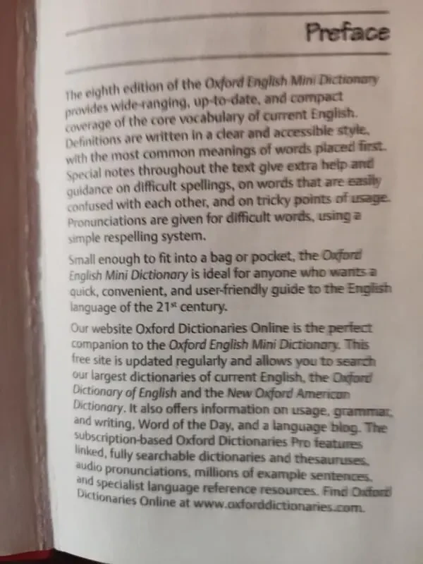 Oxford English Miniques, 2013г, кишеньковий розмовник 4