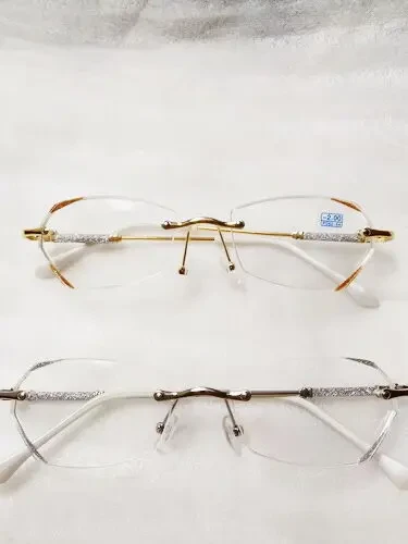 Очки при близорукости -2, -3, -3.5, минус, со стразами. 3