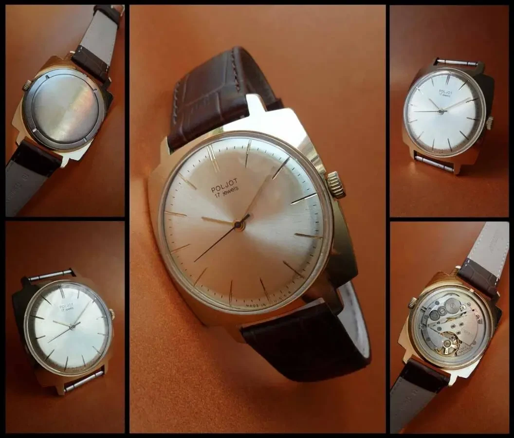 ПОЛЁТ 70х. механика, 10 МИКРОН ЗОЛОЧЕНИЯ, часы мужские, СССР большой