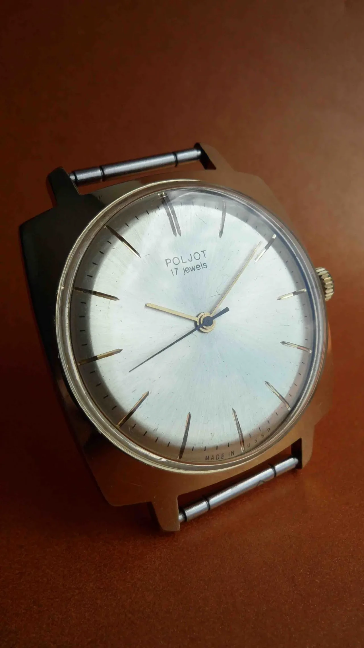 ПОЛЁТ 70х. механика, 10 МИКРОН ЗОЛОЧЕНИЯ, часы мужские, СССР большой 9