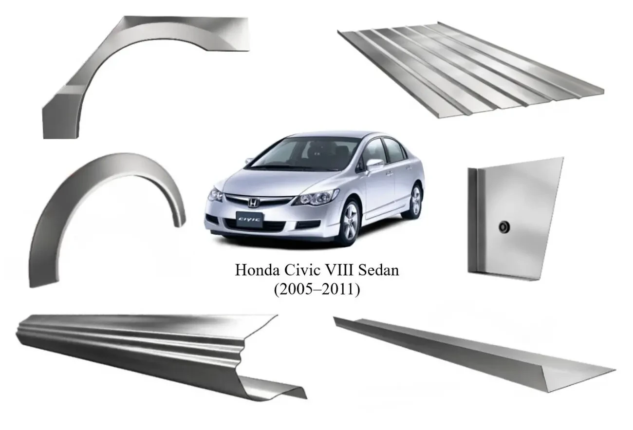 Пороги, арки Honda Civic VIII Sedan 4d