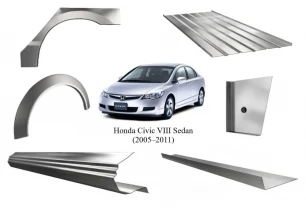 Пороги, арки Honda Civic VIII Sedan 4d