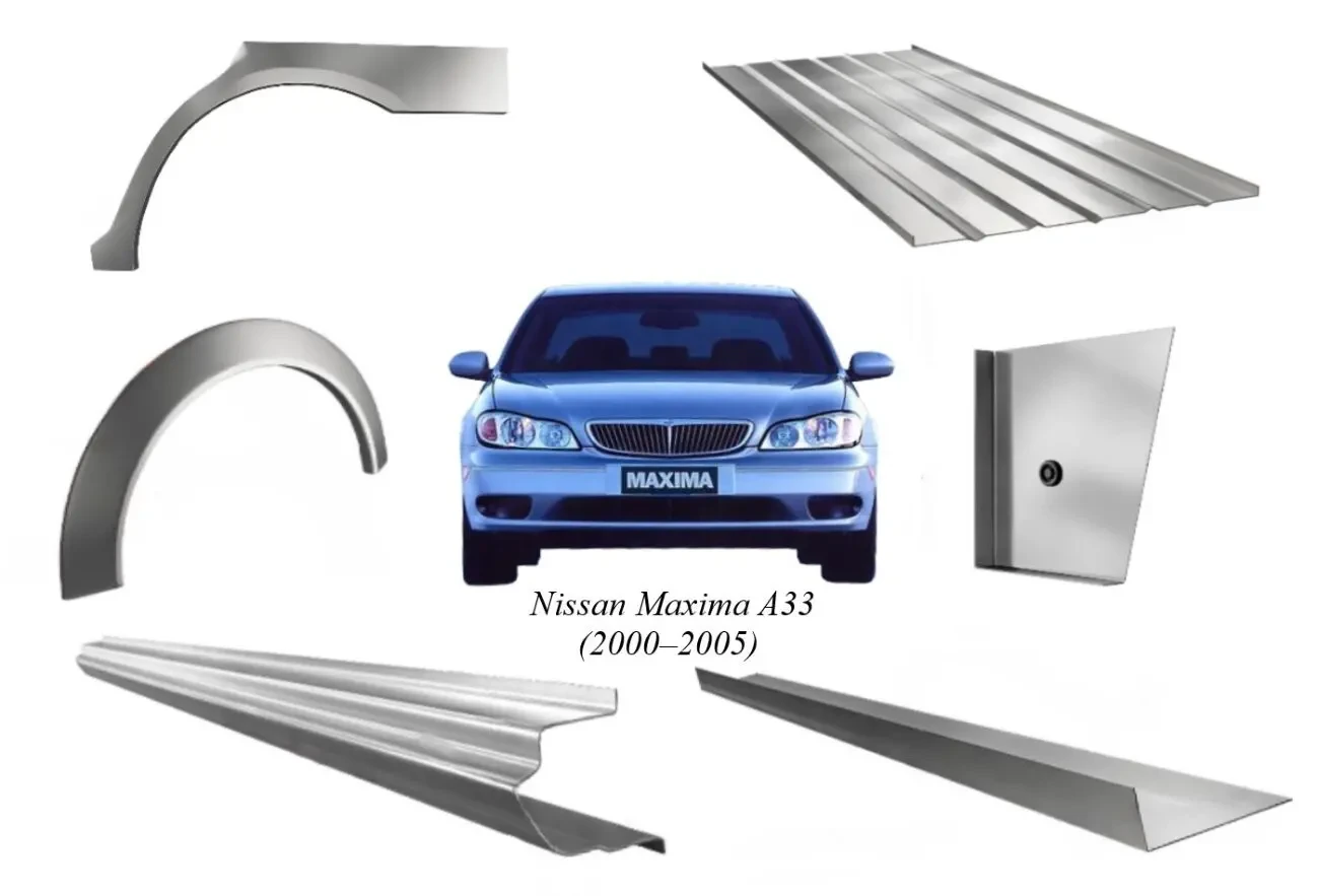 Пороги, арки Nissan Maxima A33