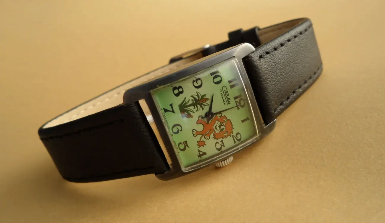 СЛАВА 1601 СССР-ДЕТЯМ. Оригинальные механические часы сделано в 80-х. 3