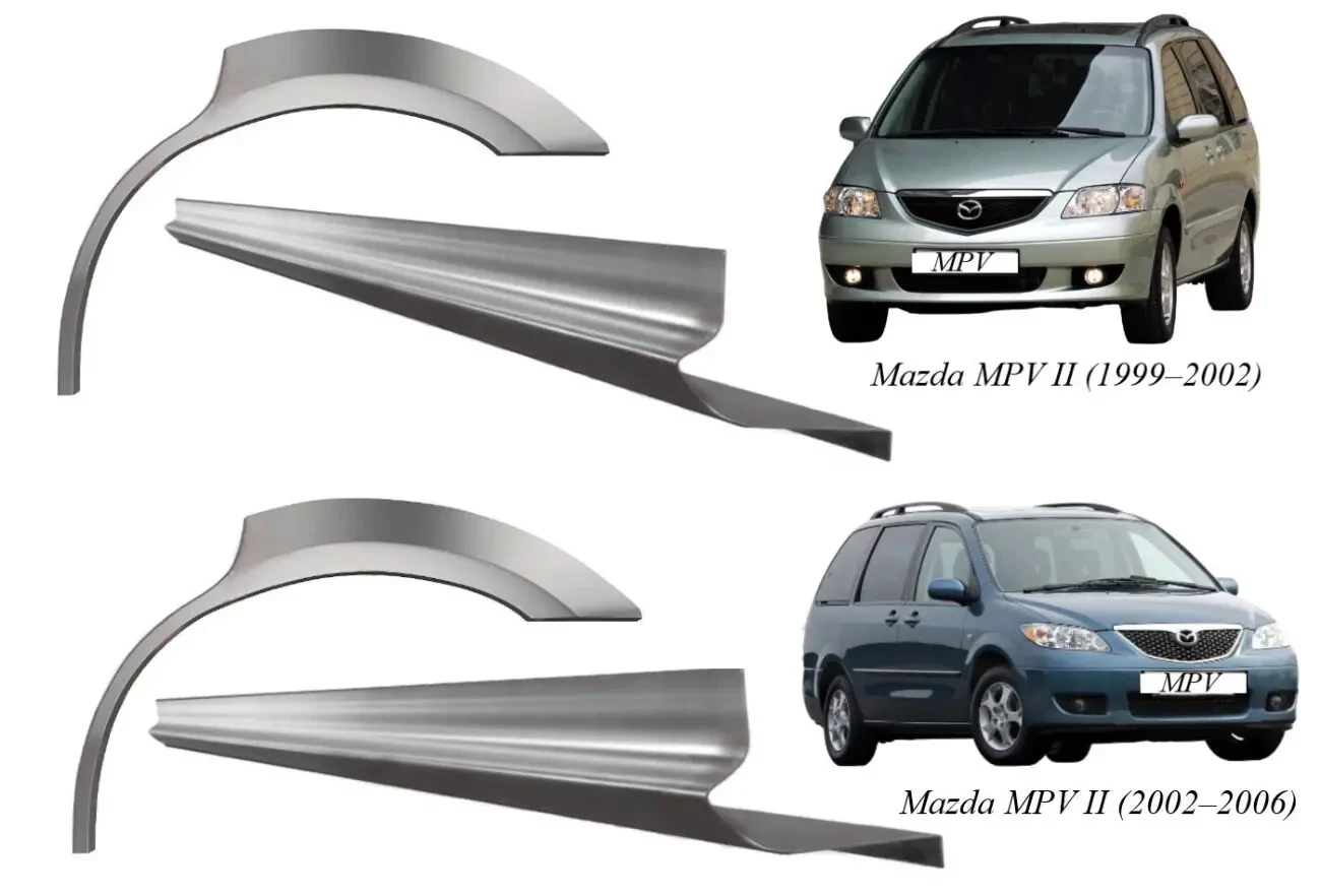 Пороги, арки Mazda MPV II (2002...2006) 2