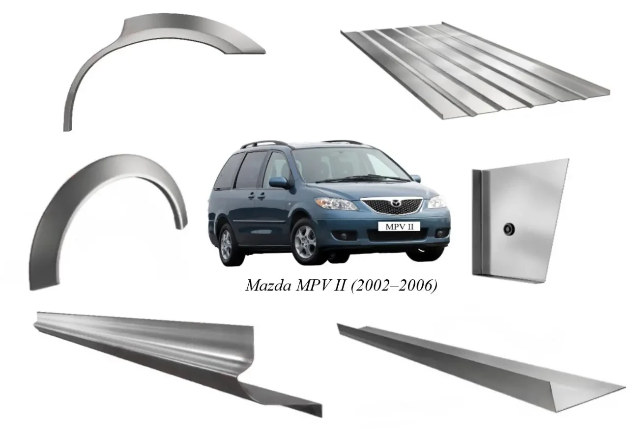 Пороги, арки Mazda MPV II (2002...2006)