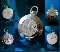 РАКЕТА-КАРАВЕЛЛА часы сделано в СССР 80-х. КАРМАННЫЕ механические