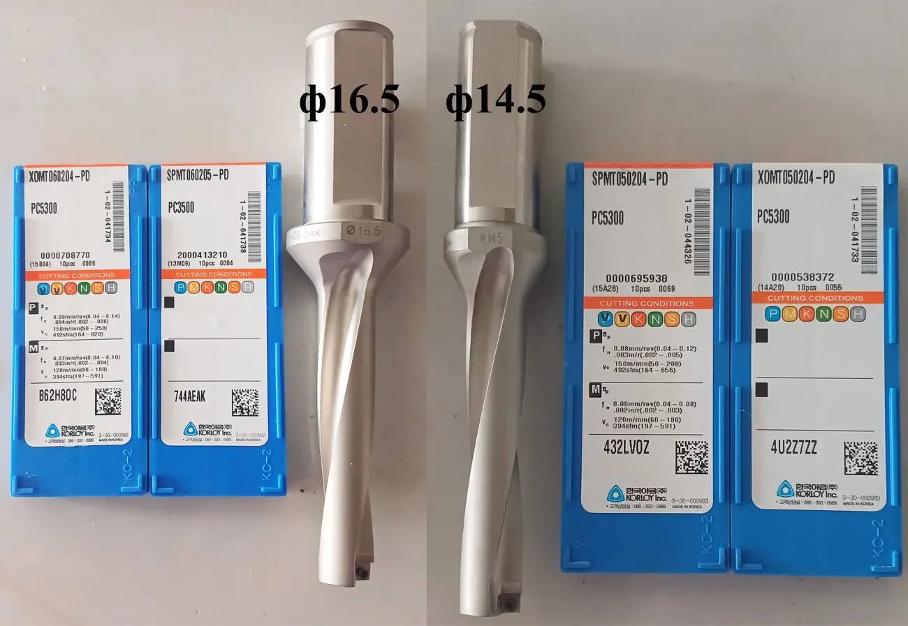 Пластини Korloy, фреза Korloy FMRM4032, APMT 1604, свердла Korloy 4