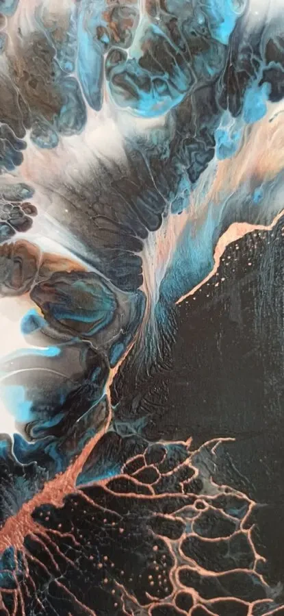 Феєрія  живопис  Fluid Art  акрил 7