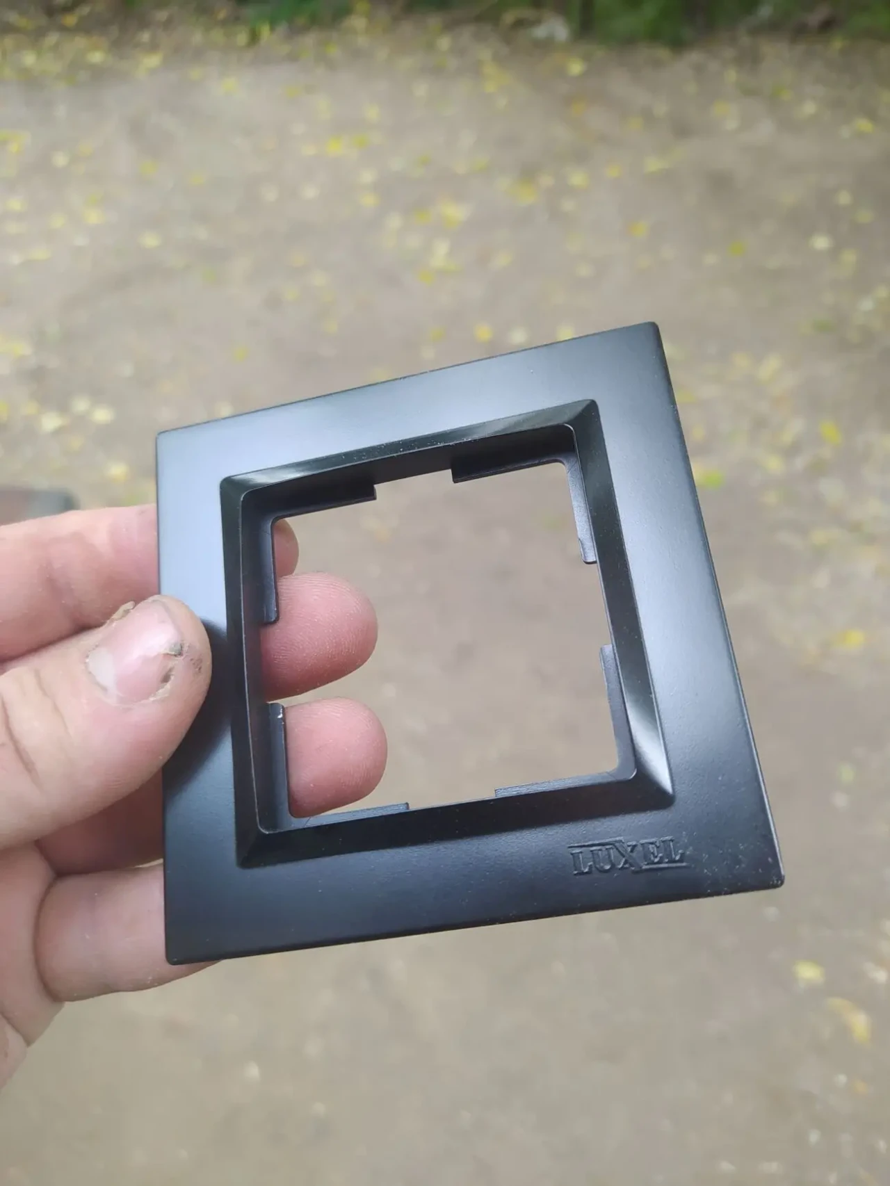 100шт новые рамки от розеток luxel рамы розетки одинарные 6