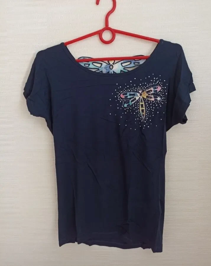 Итальянская женская футболка вискоза с красивой спиной 6