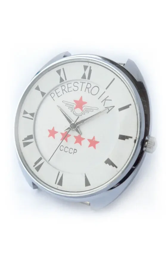 АТРИБУТЫ ИСТОРИИ, часы Ракета-ПЕРЕСТРОЙКА, ЗОЛОЧЕННЫЙ механизм 4