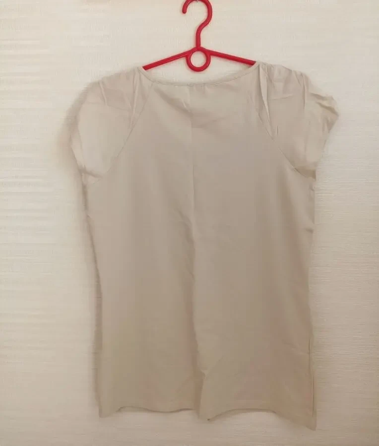 Esprit Красивая женская футболка бежевая вискоза 48 4