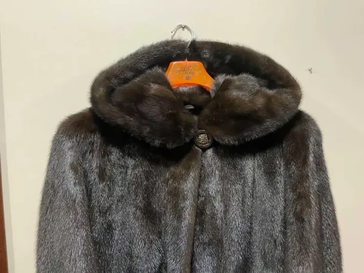 Норковая шубка супер качество канадка 3